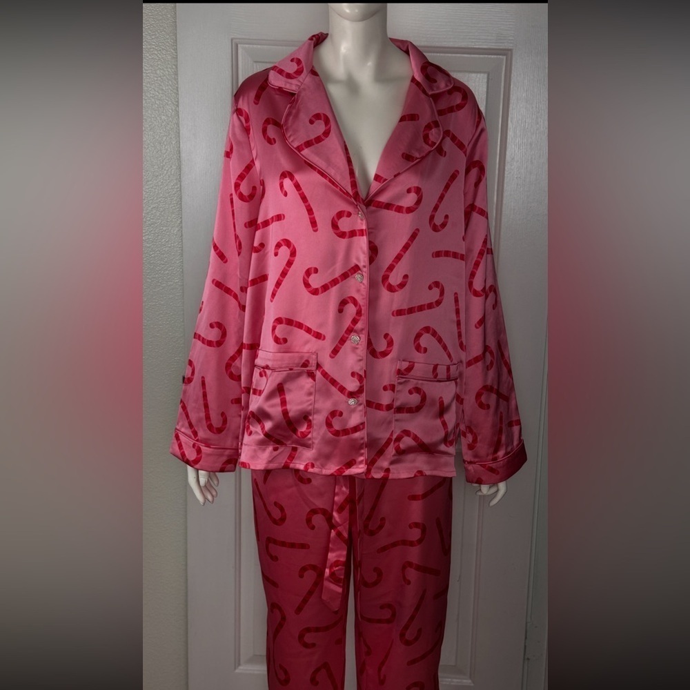 Buddy Love Pink Candy Cane Pajama Set - Picture 9 of 16
